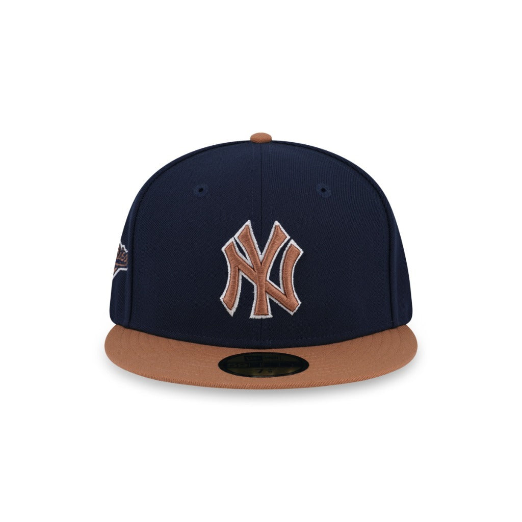 หมวกแก๊ป New Era รุ่น 59Fifty MLB Cooperstown Pack - New York Yankees 2-Tone Light Bronze Visor Night Shift Navy 59Fifty Cap