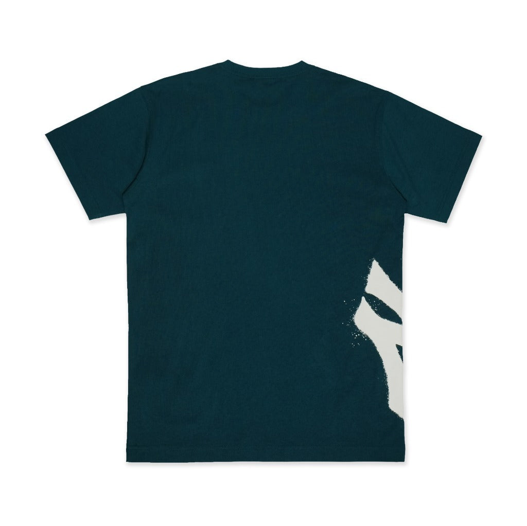 เสื้อยืดแขนสั้น New Era รุ่น New York Yankees Spray Paint Cadet Blue Short Sleeve T-Shirt