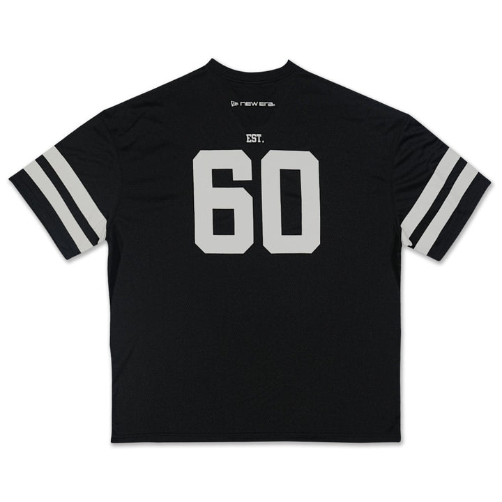 เสื้อโอเวอร์ไซส์ New Era รุ่น Las Vegas Raiders Jersey Pack Black Oversized Short Sleeve T-Shirt