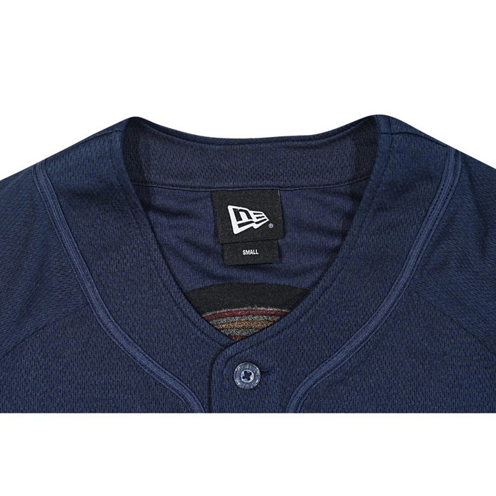 เสื้อเจอร์ซีย์ New Era รุ่น Golden State Warriors NBA Hardwood Classics Navy Baseball Jersey