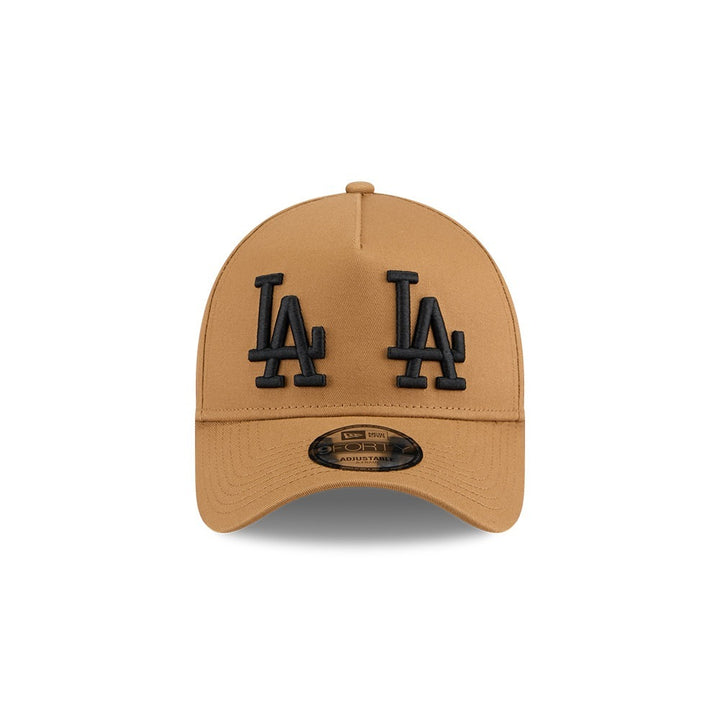 หมวกแก๊ป New Era รุ่น Los Angeles Dodgers MLB Double Logo Wheat 9Forty A-Frame Cap
