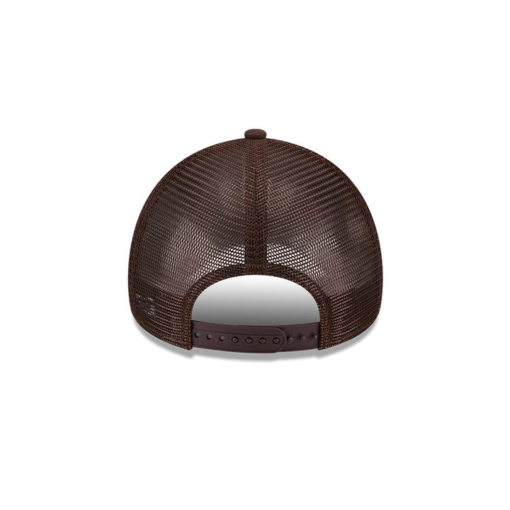 หมวกแก๊ป New Era รุ่น Los Angeles Dodgers Burnt Wood 9Forty A-Frame Trucker Cap