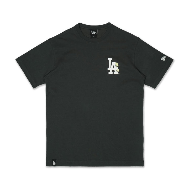 เสื้อยืดแขนสั้น New Era รุ่น Los Angeles Dodgers Floral Steel Clouds Gray Short Sleeve T-Shirt