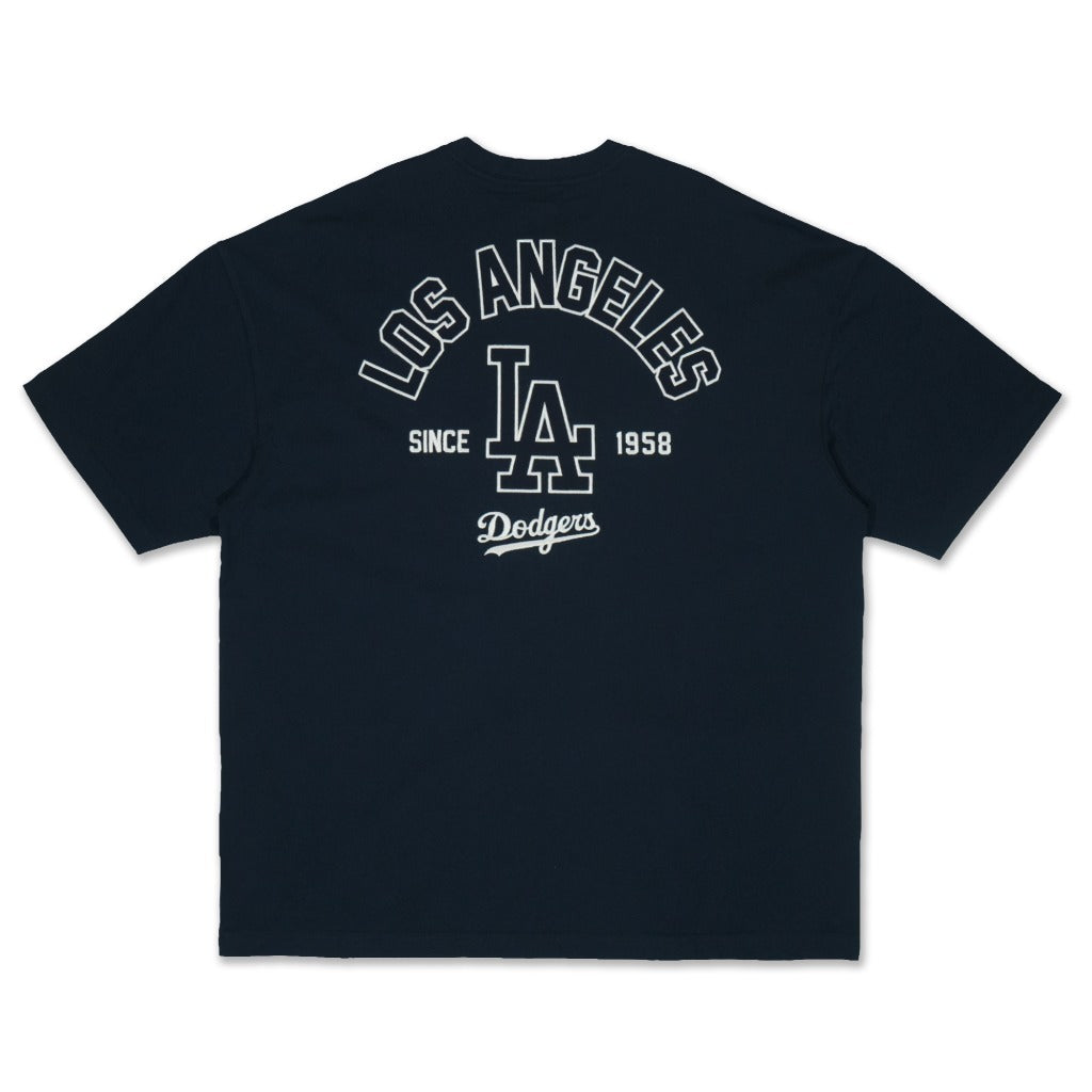 เสื้อโอเวอร์ไซส์ New Era รุ่น Los Angeles Dodgers MLB Arch Oceanside Blue Oversized Short Sleeve T-Shirt