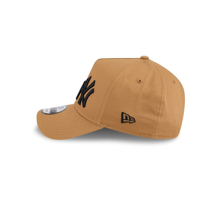 หมวกแก๊ป New Era รุ่น New York Yankees MLB Double Logo Wheat 9Forty A-Frame Cap