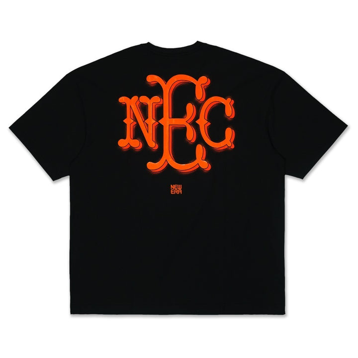 เสื้อโอเวอร์ไซส์ New Era รุ่น New Era Neat Tech Black Oversized Short Sleeve T-Shirt