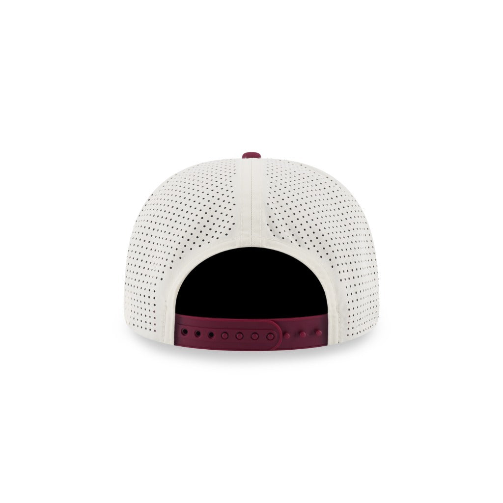 หมวกแก๊ป New Era รุ่น Boston Red Sox Gradient 2-Tone Cardinal Red Visor Chrome White 9Seventy Stretch Snap Cap
