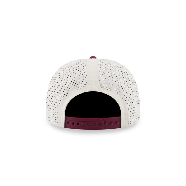หมวกแก๊ป New Era รุ่น Boston Red Sox Gradient 2-Tone Cardinal Red Visor Chrome White 9Seventy Stretch Snap Cap