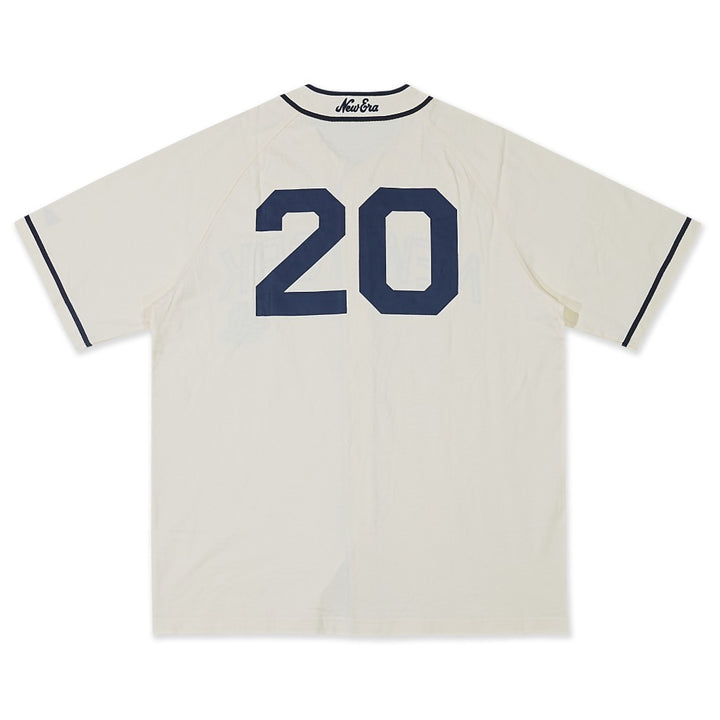 เสื้อเบสบอล New Era รุ่น New Era New York Jersey Chrome White Baseball Jersey