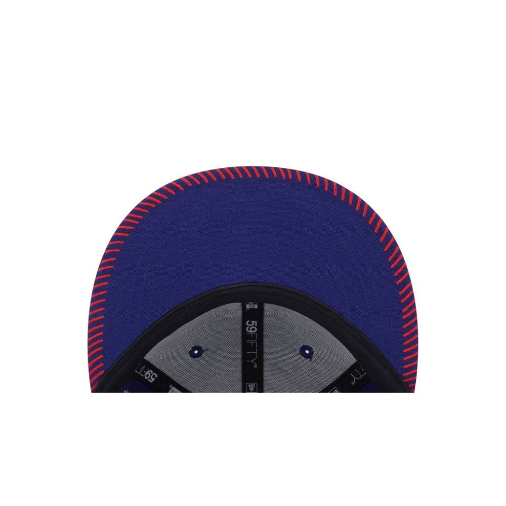 หมวกแก๊ป New Era รุ่น 59Fifty Pack - Baseball Stitching Los Angeles Dodgers Dark Royal 59Fifty Cap