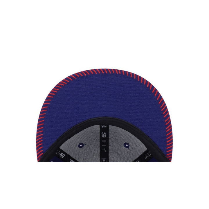 หมวกแก๊ป New Era รุ่น 59Fifty Pack - Baseball Stitching Los Angeles Dodgers Dark Royal 59Fifty Cap