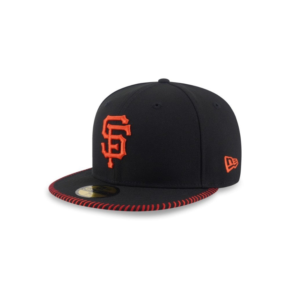 หมวกแก๊ป New Era รุ่น 59Fifty Pack - Baseball Stitching San Francisco Giants Black 59Fifty Cap