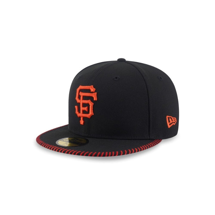 หมวกแก๊ป New Era รุ่น 59Fifty Pack - Baseball Stitching San Francisco Giants Black 59Fifty Cap