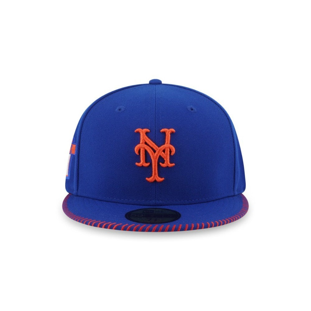หมวกแก๊ป New Era รุ่น 59Fifty Pack - Baseball Stitching New York Mets Royal 59Fifty Cap