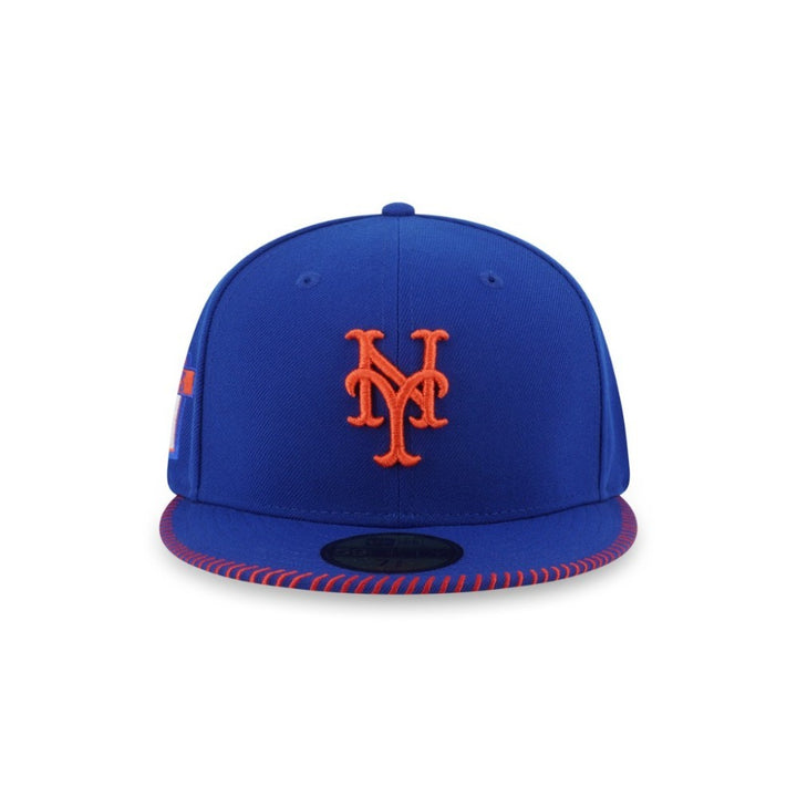 หมวกแก๊ป New Era รุ่น 59Fifty Pack - Baseball Stitching New York Mets Royal 59Fifty Cap