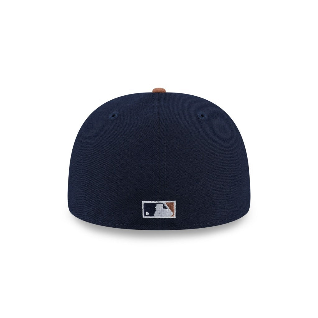 หมวกแก๊ป New Era รุ่น 59Fifty MLB Cooperstown Pack - San Diego Padres 2-Tone Light Bronze Visor Night Shift Navy 59Fifty Cap