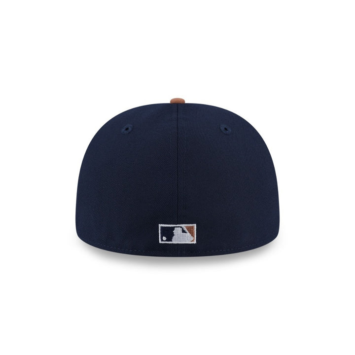 หมวกแก๊ป New Era รุ่น 59Fifty MLB Cooperstown Pack - San Diego Padres 2-Tone Light Bronze Visor Night Shift Navy 59Fifty Cap