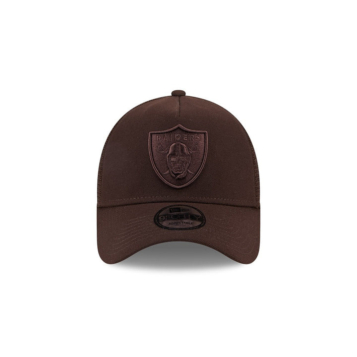 หมวกแก๊ป New Era รุ่น Las Vegas Raiders Burnt Wood 9Forty A-Frame Trucker Cap