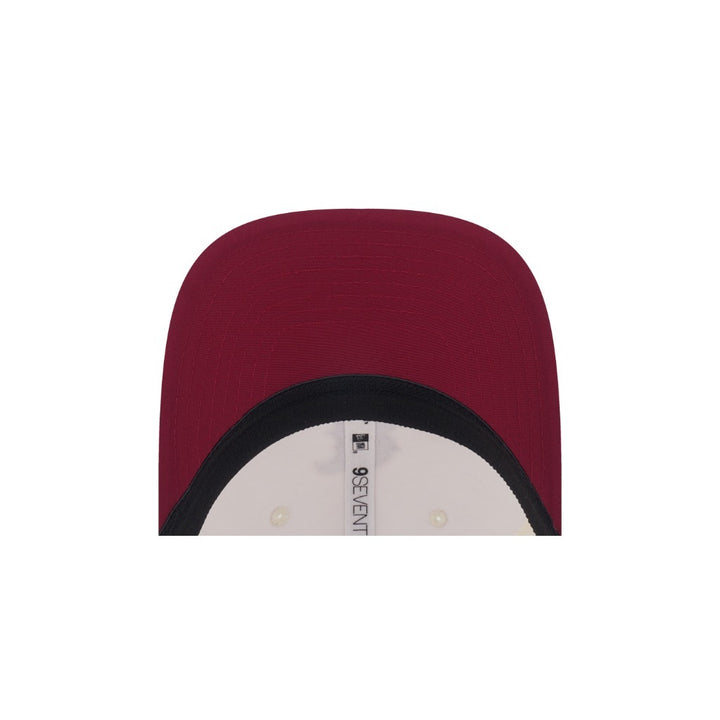 หมวกแก๊ป New Era รุ่น Boston Red Sox Gradient 2-Tone Cardinal Red Visor Chrome White 9Seventy Stretch Snap Cap