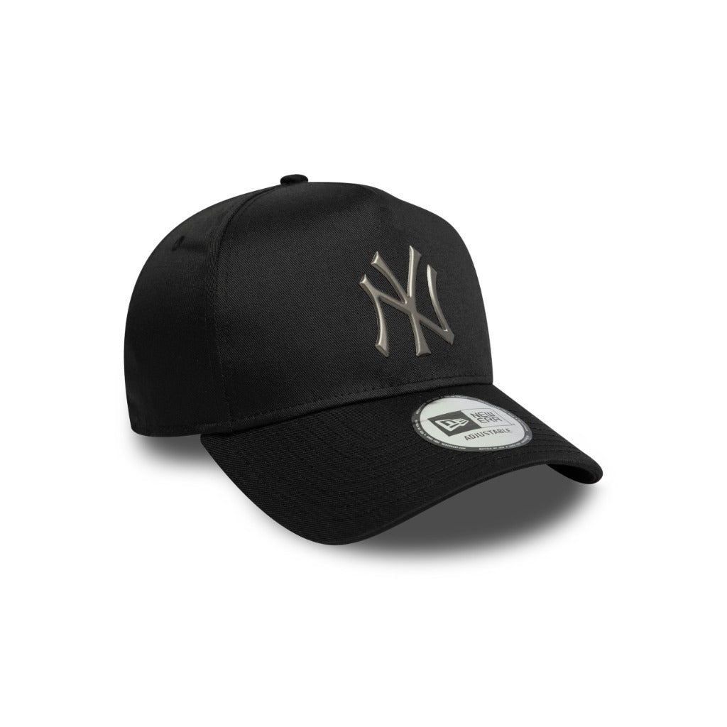 หมวกแก๊ป New Era รุ่น New York Yankees Metallic Black 9Forty E-Frame Cap
