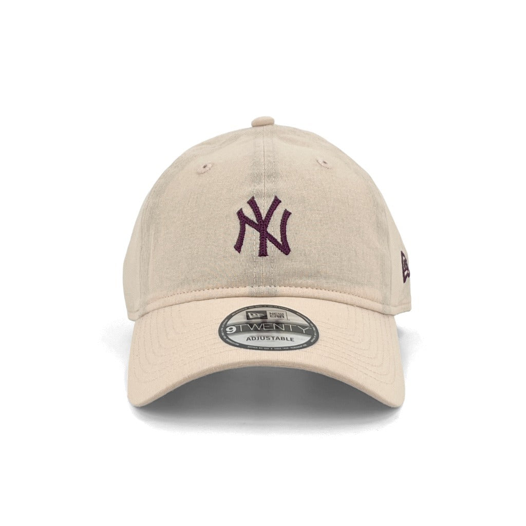หมวกแก๊ป New Era รุ่น New York Yankees Cotton Linen Ivory 9Twenty Cap