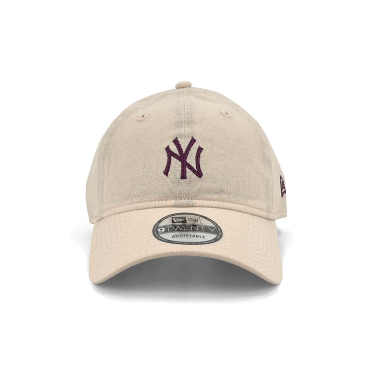 หมวกแก๊ป New Era รุ่น New York Yankees Cotton Linen Ivory 9Twenty Cap