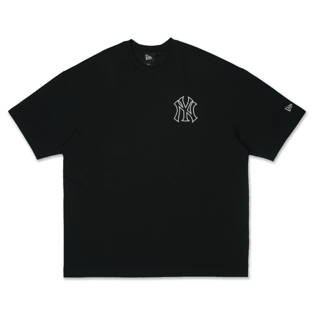 เสื้อโอเวอร์ไซส์ New Era รุ่น New York Yankees MLB Arch Black Oversized Short Sleeve T-Shirt