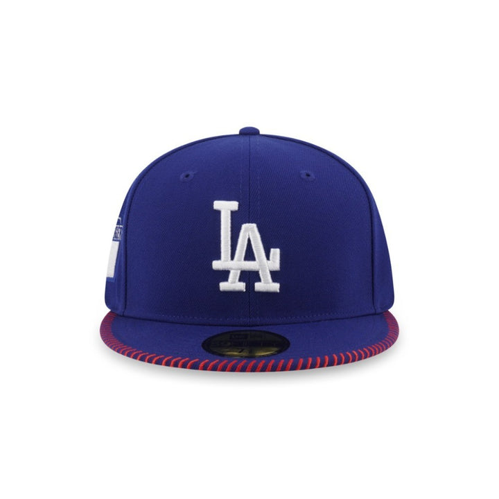 หมวกแก๊ป New Era รุ่น 59Fifty Pack - Baseball Stitching Los Angeles Dodgers Dark Royal 59Fifty Cap