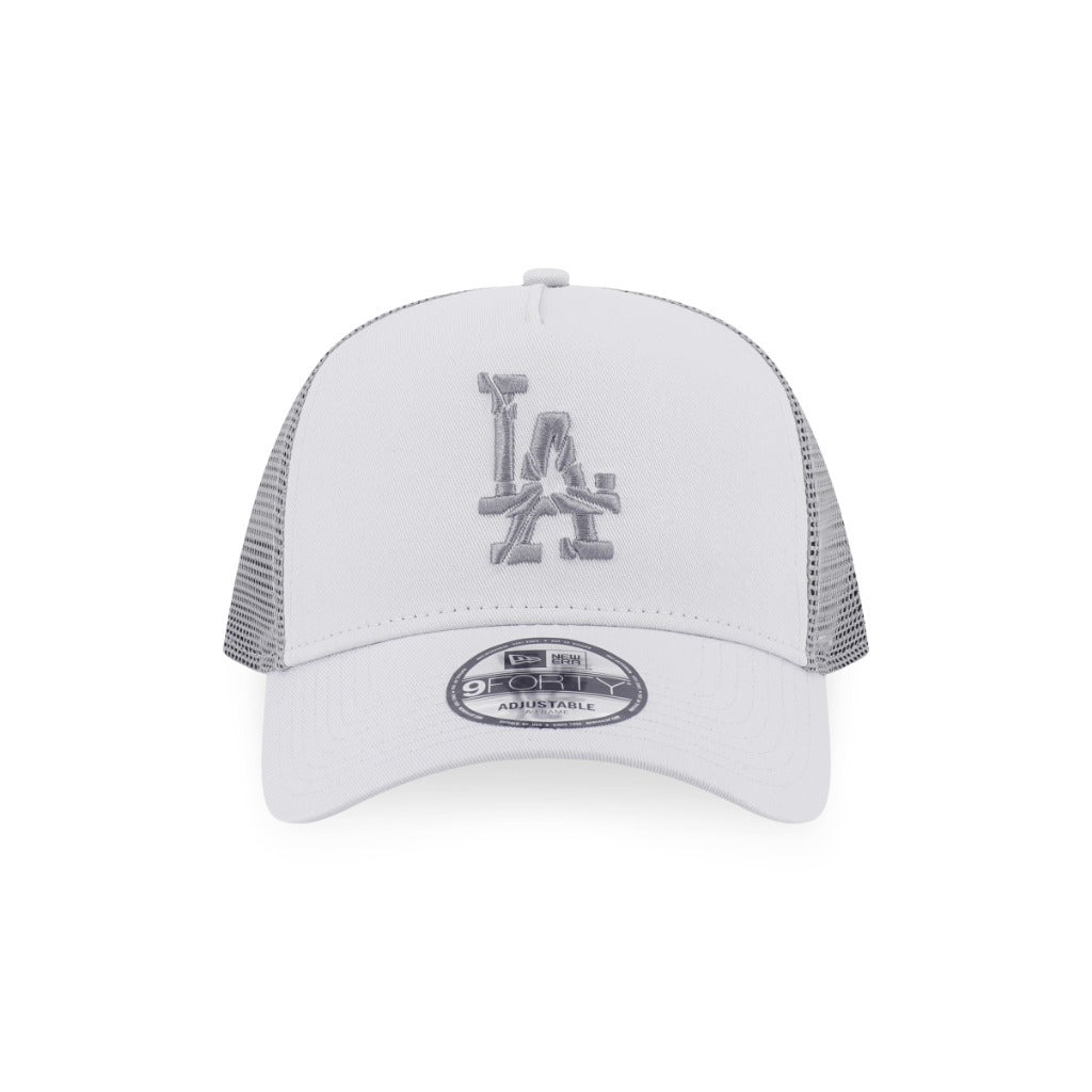 หมวกแก๊ป New Era รุ่น Los Angeles Dodgers Shattered Logo Silver Snow 9Forty A-Frame Trucker Cap