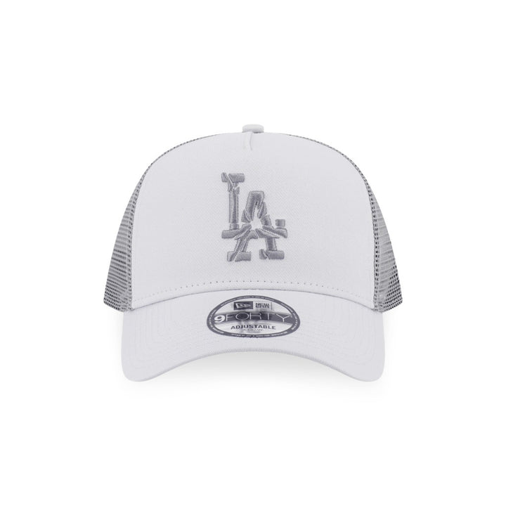 หมวกแก๊ป New Era รุ่น Los Angeles Dodgers Shattered Logo Silver Snow 9Forty A-Frame Trucker Cap