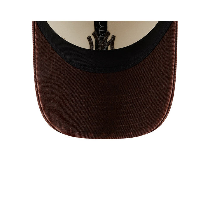 หมวกแก๊ป New Era รุ่น New York Yankees 2-Tone Burnt Wood Visor Snow Wash Stone 9Twenty Cap