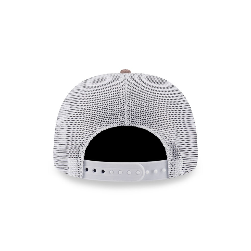หมวกแก๊ป New Era รุ่น New York Mets Metal Badge Corduroy Khaki 9Forty A-Frame Trucker Cap
