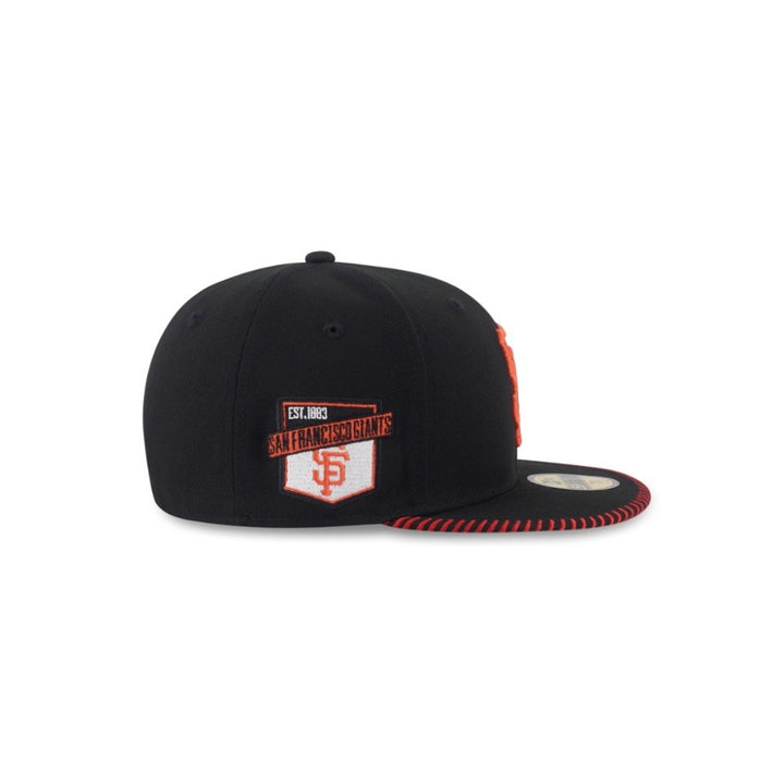 หมวกแก๊ป New Era รุ่น 59Fifty Pack - Baseball Stitching San Francisco Giants Black 59Fifty Cap
