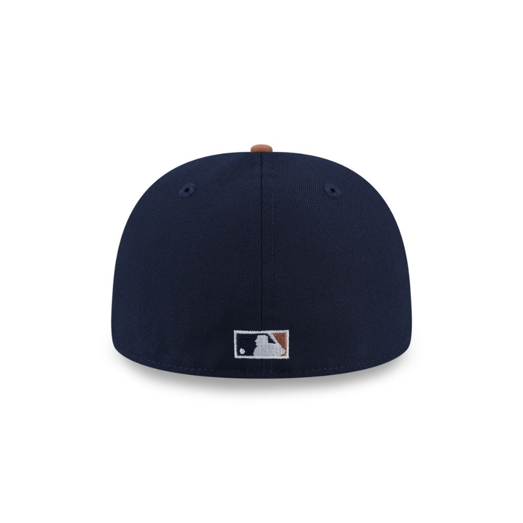 หมวกแก๊ป New Era รุ่น 59Fifty MLB Cooperstown Pack - Los Angeles Dodgers 2-Tone Light Bronze Visor Night Shift Navy 59Fifty Cap