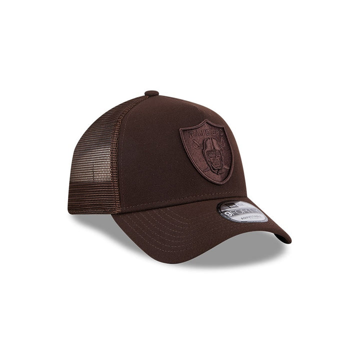 หมวกแก๊ป New Era รุ่น Las Vegas Raiders Burnt Wood 9Forty A-Frame Trucker Cap