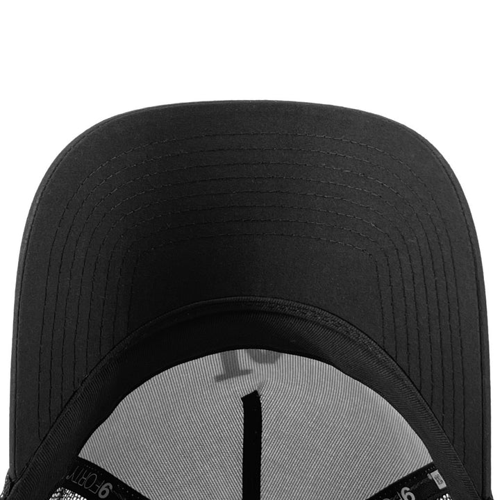 หมวกแก๊ป New Era รุ่น Los Angeles Dodgers Typewriter White/ Black 9Forty A-Frame Trucker Cap