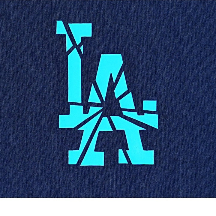 เสื้อโอเวอร์ไซส์ New Era รุ่น Los Angeles Dodgers Shattered Logo Oceanside Blue Oversized Short Sleeve T-Shirt