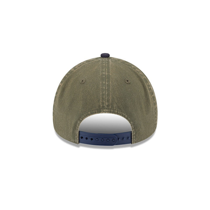 หมวกแก๊ป New Era รุ่น New York Yankees Washed 2-Tone Navy Visor New Olive 9Forty A-Frame Cap