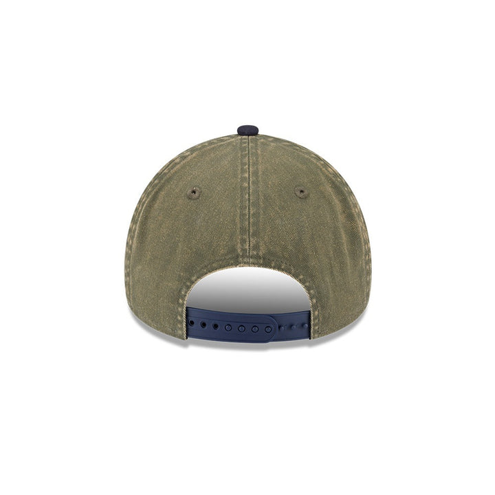 หมวกแก๊ป New Era รุ่น Chicago Bulls 2-Tone Navy Visor Washed New Olive 9Forty A-Frame Cap