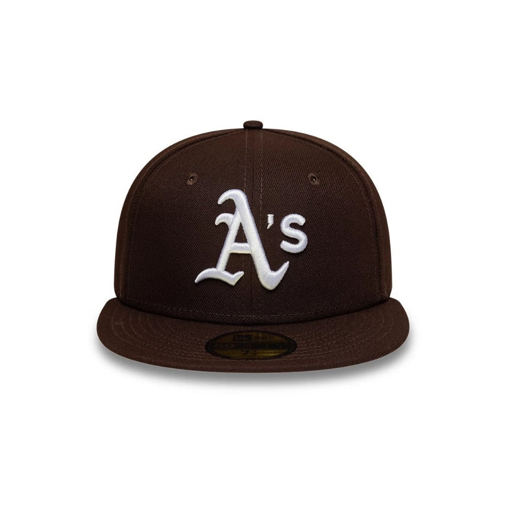 หมวกแก๊ป New Era รุ่น Oakland Athletics AC Special Color Burnt Wood 59Fifty Cap