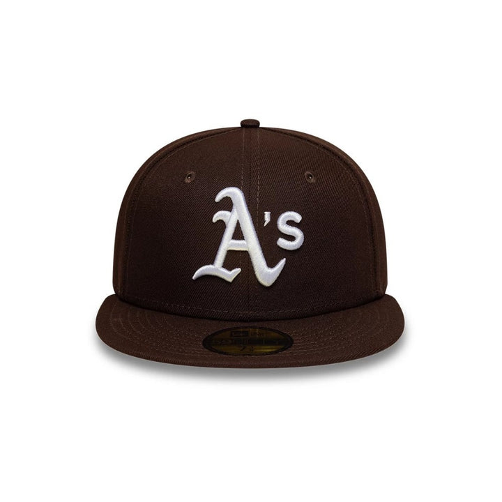 หมวกแก๊ป New Era รุ่น Oakland Athletics AC Special Color Burnt Wood 59Fifty Cap