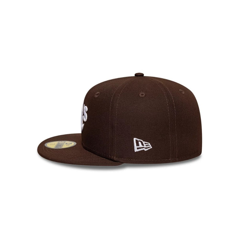 หมวกแก๊ป New Era รุ่น Oakland Athletics AC Special Color Burnt Wood 59Fifty Cap