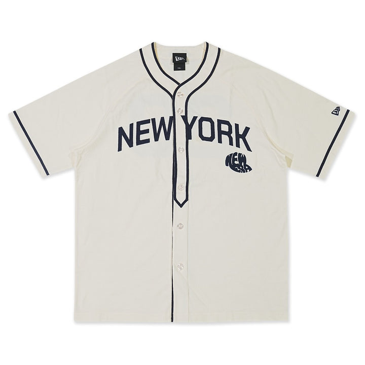 เสื้อเบสบอล New Era รุ่น New Era New York Jersey Chrome White Baseball Jersey