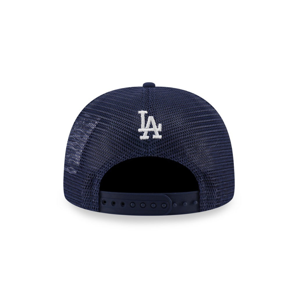 หมวกแก๊ป New Era รุ่น Los Angeles Dodgers Shattered Logo Oceanside Blue 9Forty A-Frame Trucker Cap