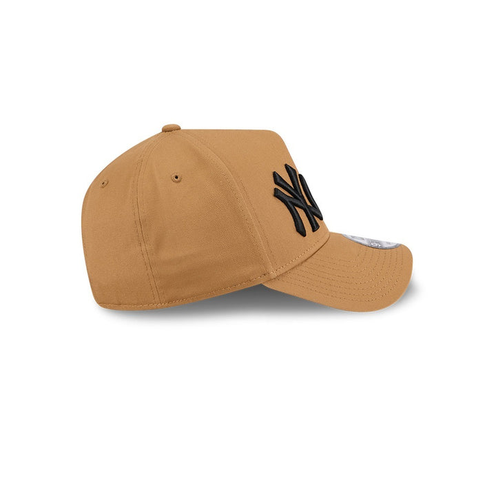 หมวกแก๊ป New Era รุ่น New York Yankees MLB Double Logo Wheat 9Forty A-Frame Cap