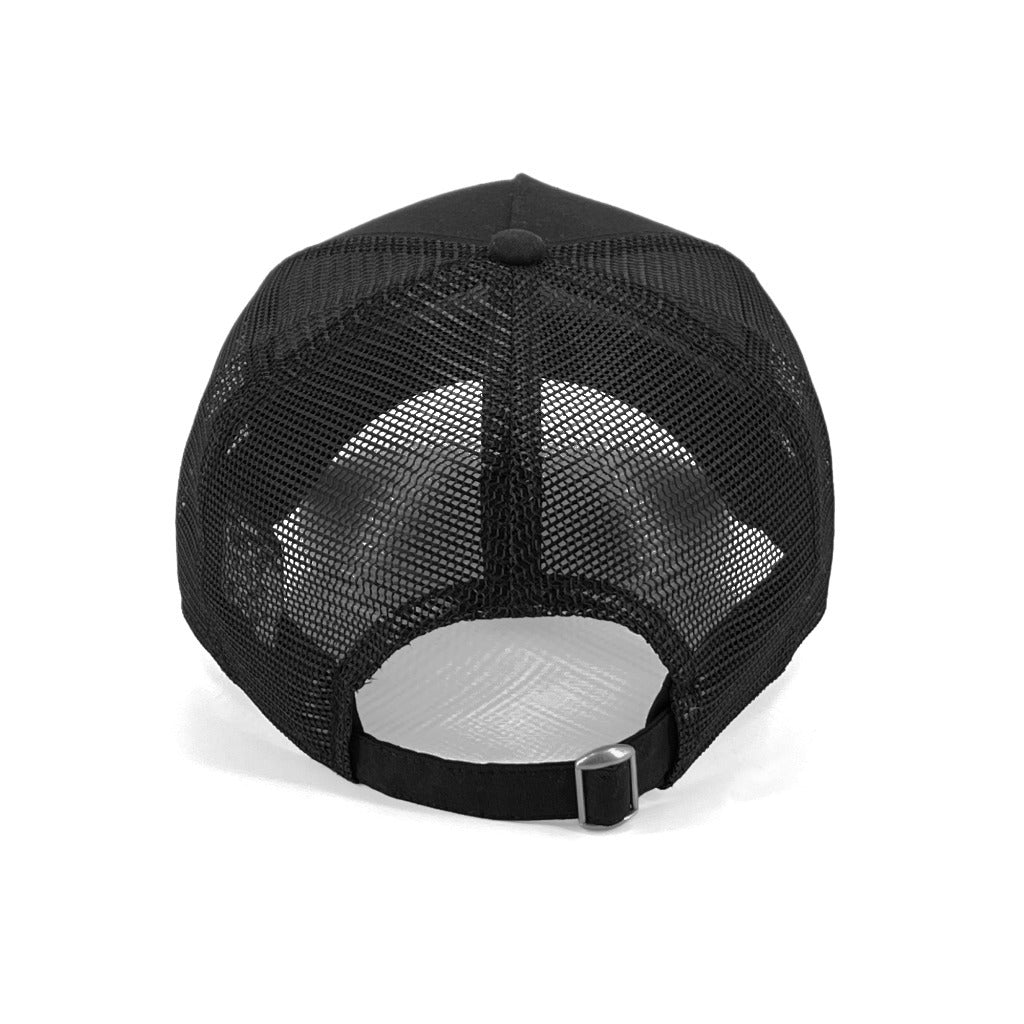 หมวกแก๊ป New Era รุ่น New Era Cotton Linen Black 9Forty A-Frame Trucker Cap
