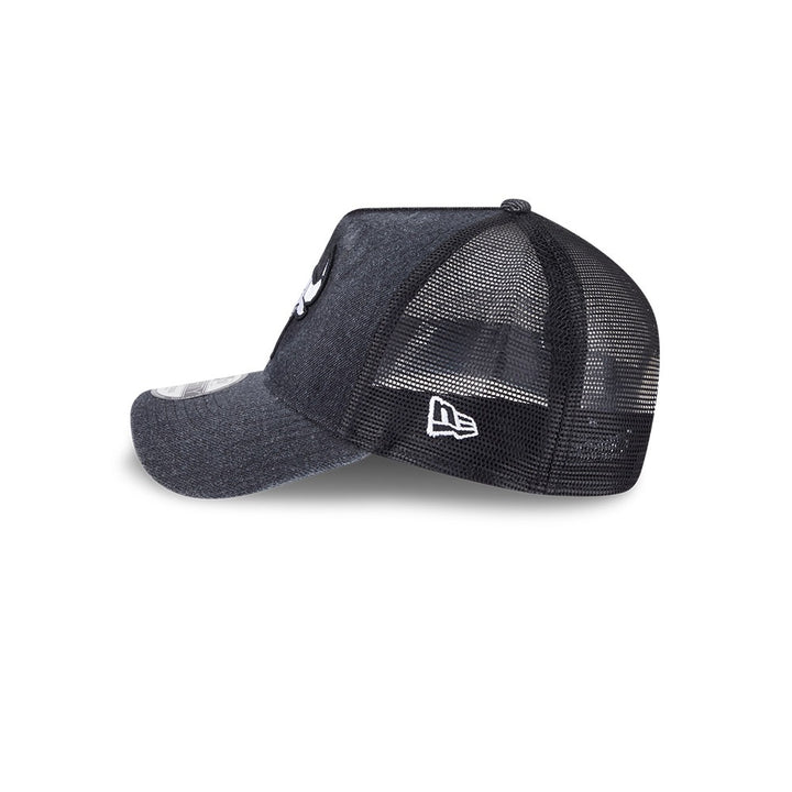 หมวกแก๊ป New Era รุ่น Chicago Bulls Washed Denim Black 9Forty A-Frame Trucker Cap