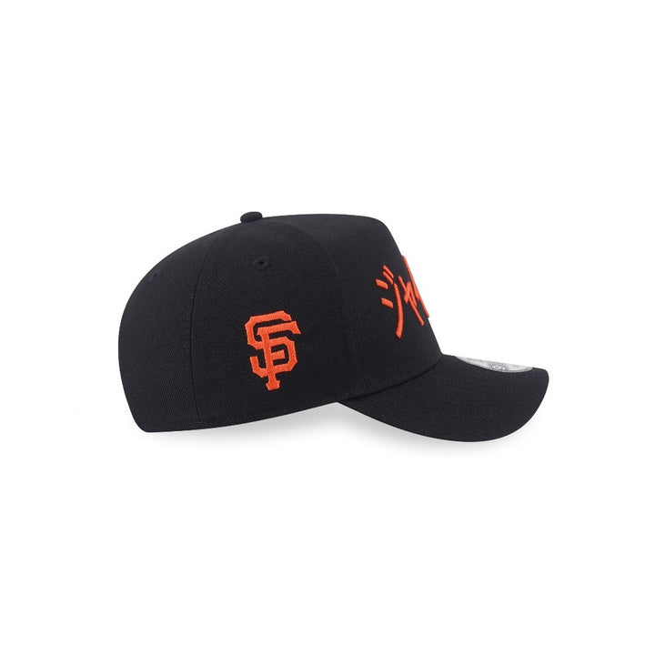 หมวกแก๊ป New Era รุ่น San Francisco Giants Kanji Pack Black 9Forty A-Frame Cap