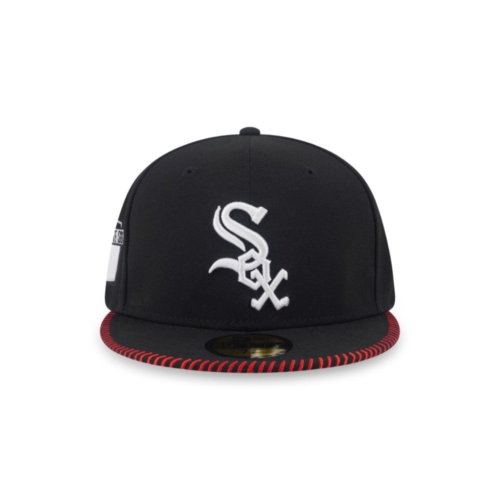 หมวกแก๊ป New Era รุ่น 59Fifty Pack - Baseball Stitching Chicago White Sox Black 59Fifty Cap
