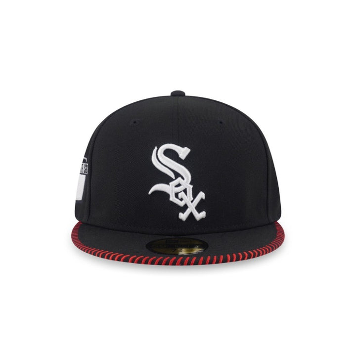 หมวกแก๊ป New Era รุ่น 59Fifty Pack - Baseball Stitching Chicago White Sox Black 59Fifty Cap